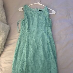 Blue Lace Ralph Lauren Dress Size 4